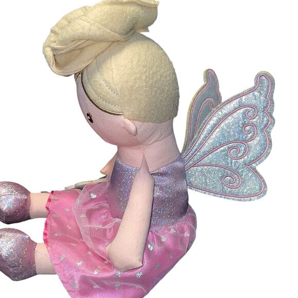 Linzy Toys Plush Rag Doll Princess Angel Wand Ballerina Sparkle Nursery Gift 15” - Picture 7 of 10